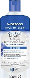Watsons Çift Fazlı Micellar 390 ml Makyaj Temizleme Suyu