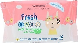 Watsons Fresh 20 Yaprak Bebek Islak Mendil
