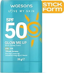 Watsons Glow Me Up 50 Faktör 20 gr Stick Güneş Kremi