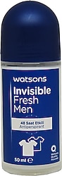 Watsons Invisible Fresh Men 50 ml Roll-on
