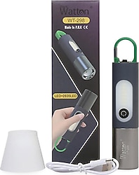 Watton WT-298 Type-C Şarjlı LED Kamp Feneri