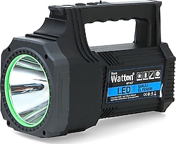 Watton WT-417 Projektör LED Şarjlı El Feneri