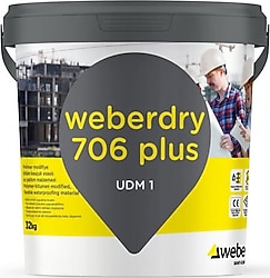 Weber weberdry 706 Plus 32 kg Bitüm Kauçuk Esaslı Su Yalıtım Malzemesi