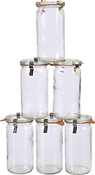 Weck Silindir 6'lı 340 ml Cam Kavanoz Seti