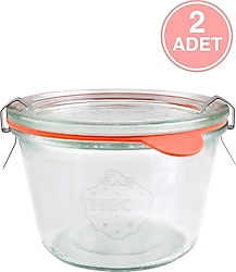 Weck 2'li 370 ml Cam Kavanoz