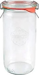 Weck Silindir 2'li 340 ml Cam Kavanoz Seti