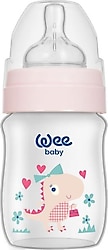 Wee Baby 135 Klasik Plus Geniş Ağızlı PP Biberon 150 ml Pembe