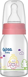 Wee Baby 877 Klasik Cam Biberon 125 ml Pembe