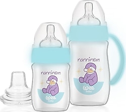 Wee Baby Nanninom Geniş Ağızlı Biberon Seti