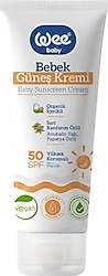Wee Baby Organik 75 ml 50 Faktör Bebek Güneş Kremi