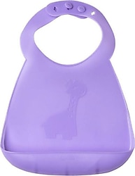 Wee Baby 927 Prime Silikon Mama Önlüğü Mor