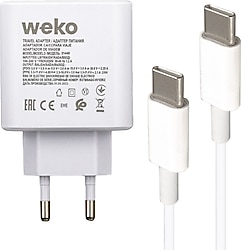 Weko WK-21440 25 W Type-C Kablolu Hızlı Şarj Aleti