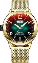 Welder Edge WMD2001 Hasır Kordon Altın Erkek Kol Saati