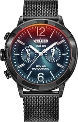 Welder Edge WWMD1019 Hasır Kordon Siyah-Lacivert Erkek Kol Saati