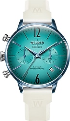 Welder Moody WWRC672 Silikon Kordon Beyaz-Gri Kadın Kol Saati
