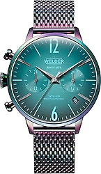 Welder Moody WWRC693 Hasır Kordon Siyah Neon Kadın Kol Saati