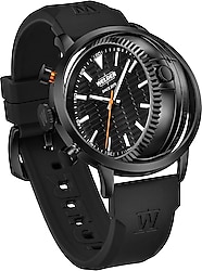 Welder Moody WRD1000-04 Silikon Kordon Siyah Erkek Kol Saati