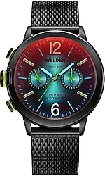 Welder Edge WWMD1002 Hasır Kordon Siyah Erkek Kol Saati