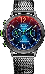 Welder Edge WWMD1003 Hasır Kordon Füme-Lacivert Erkek Kol Saati
