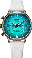 Welder Moody WWRC125 Silikon Kordon Beyaz Kadın Kol Saati