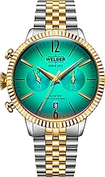 Welder Royal WWRC872 Altın-Yeşil Erkek Kol Saati