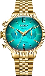 Welder Royal WWRC873 Altın-Mavi Erkek Kol Saati