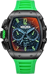 Welder W75 WRM2008-R Silikon Kordon Neon Yeşil Erkek Kol Saati