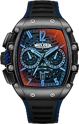 Welder W75 WRM2010-R Mavi-Kırmızı Erkek Kol Saati