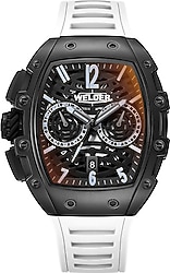 Welder W75 WRM2012-R Beyaz-Siyah Erkek Kol Saati