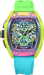 Welder W75 WRM5005 Yeşil-Mavi Erkek Kol Saati
