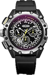 Welder W75 WWRR1000 Siyah-Gri Erkek Kol Saati