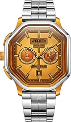 Welder WWRE1002 Çelik Kordon Gümüş-Turuncu Erkek Kol Saati