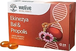 Welive Ekinezya + Bal + Propolis + Limon Aromalı 24'lü Pastil