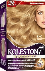 Koleston Supreme 8.0 Açık Kumral 2 Adet Saç Boyası