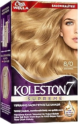 Koleston Supreme 8.0 Açık Kumral 3 Adet Saç Boyası