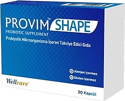 Wellcare Provim Shape Probiyotik 30 Kapsül