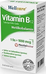 Wellcare Vitamin B12 1000 mcg 5 ml Sprey
