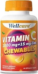 Wellcare Vitamin C 1000 mg + Çinko 15 mg 60 Tablet