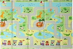 Wellgro 200x130 cm Çift Taraflı Oyun Matı