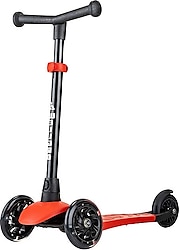 Wellgro Kırmızı Işıklı 3 Tekerlekli Çocuk Scooter