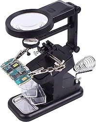 WellHise TE-803 Masaüstü Ledli Büyüteç