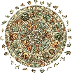 WePuzzleUp Antik Zodyak Çarkı 252 Parça Ahşap Puzzle