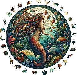 WePuzzleUp Deniz Kızının Şarkısı 252 Parça Ahşap Puzzle