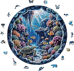 WePuzzleUp Denizaltı Cenneti 252 Parça Ahşap Puzzle