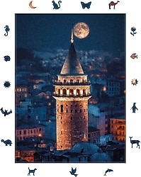 WePuzzleUp Efsanevi Galata 450 Parça Ahşap Puzzle