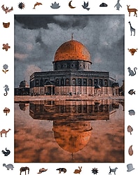 WePuzzleUp Kudüs'ün Kalbi 450 Parça Ahşap Puzzle