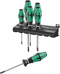 Wera 367/6 05028062001 Torx Plus Raflı 6 Parça Tornavida Seti