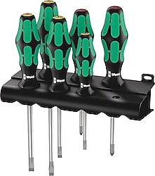 Wera Kraftform Plus 334/6 05105650001 6 Parça Raflı Tornavida Seti