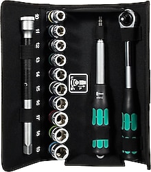 Wera Zyklop 8006 SC 05004090001 1/2" Hibrit Lokma Takımı