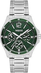 Wesse WWG208803 Gümüş-Yeşil Erkek Kol Saati